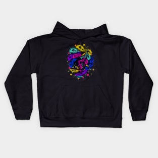 Weird Lizards Kids Hoodie